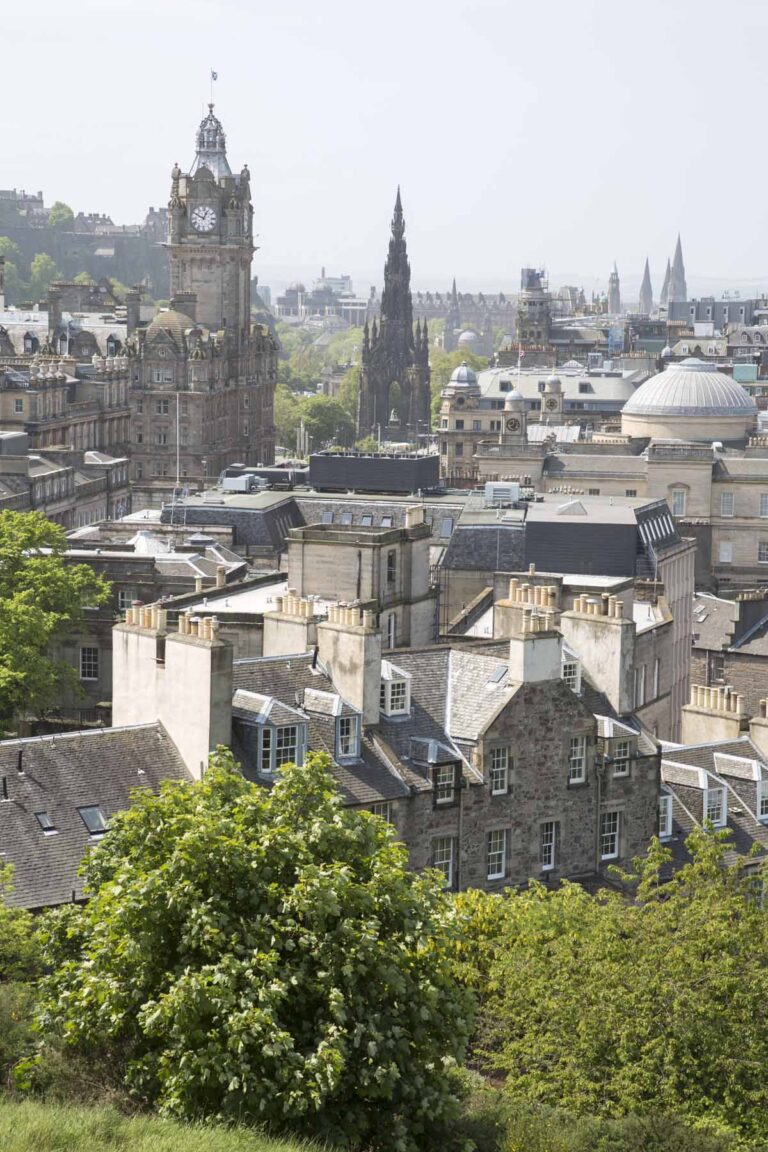 View of Edinburgh from Carlton Hill, Scotland